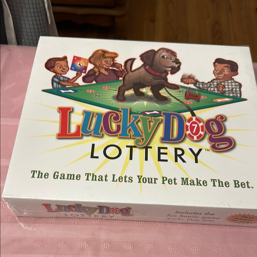 Lucky Dog Lottery game the game that lets your pet make a bet floor game